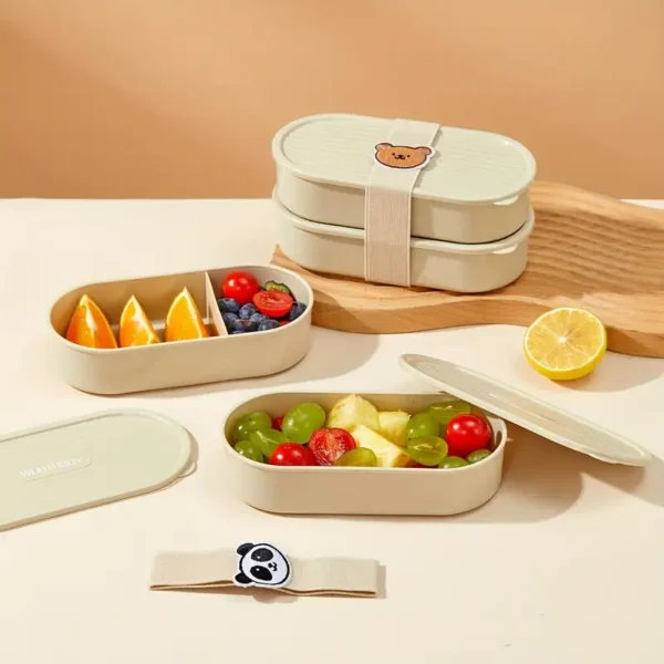 0d088f45-934b-47f5-9b2c-769aa43d4795 Microwave Safe Double Layer Plastic Lunch Box