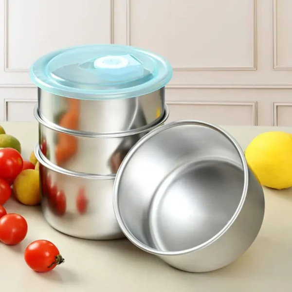 1711782709008-8c9455e8f7614e7ab943e308f821e564-goods Stainless Steel Round Food Storage Container