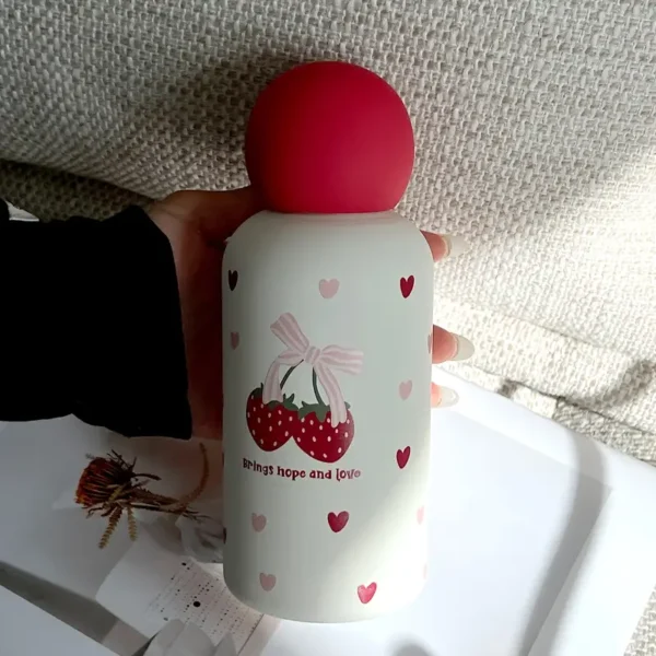 Strawberry Love Insulated Stainless Steel Water Bottle