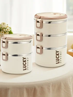 Stainless Steel Insulated Lunch Box with Lid