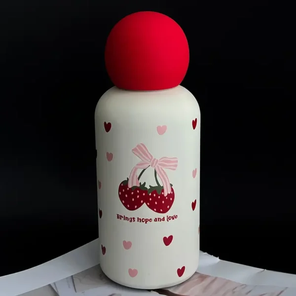 Strawberry Love Insulated Stainless Steel Water Bottle