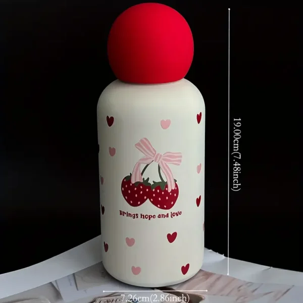 Strawberry Love Insulated Stainless Steel Water Bottle