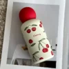 Watercolor Cherry Insulated Stainless Steel Water Bottle