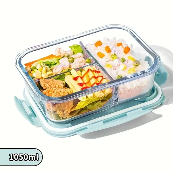 Versatile High Borosilicate Glass Lunch Box