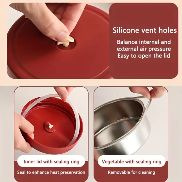 ccf63070-2aed-40cd-b84b-6c1c7be73bb5 Stainless Steel Stackable Insulated Food Container