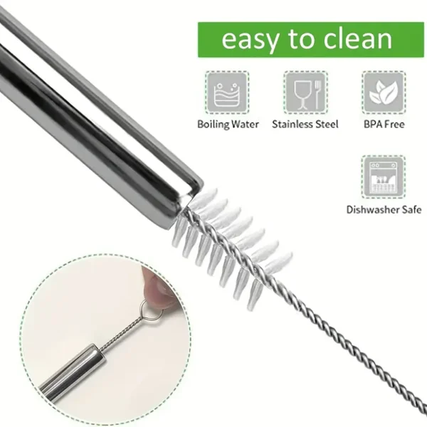 Stainless Steel Straw Set