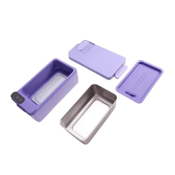 Heated Lunch Box Electric Lunch Box Self Heating Lunch Box Cordless Rechargeable 304 Food-Grade Stainless Steel 1L